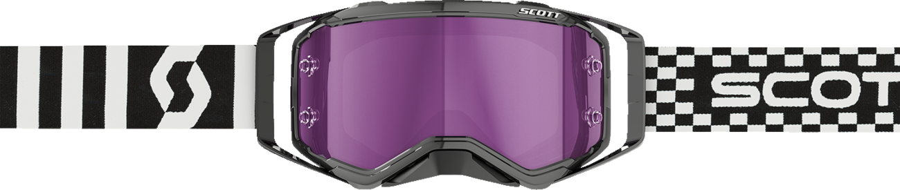 SCOTT Prospect Goggles - Racing Black/White - Purple Chrome Works 272821-7432281