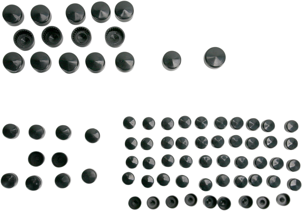 DRAG SPECIALTIES Cubiertas de pernos - Negro 352003