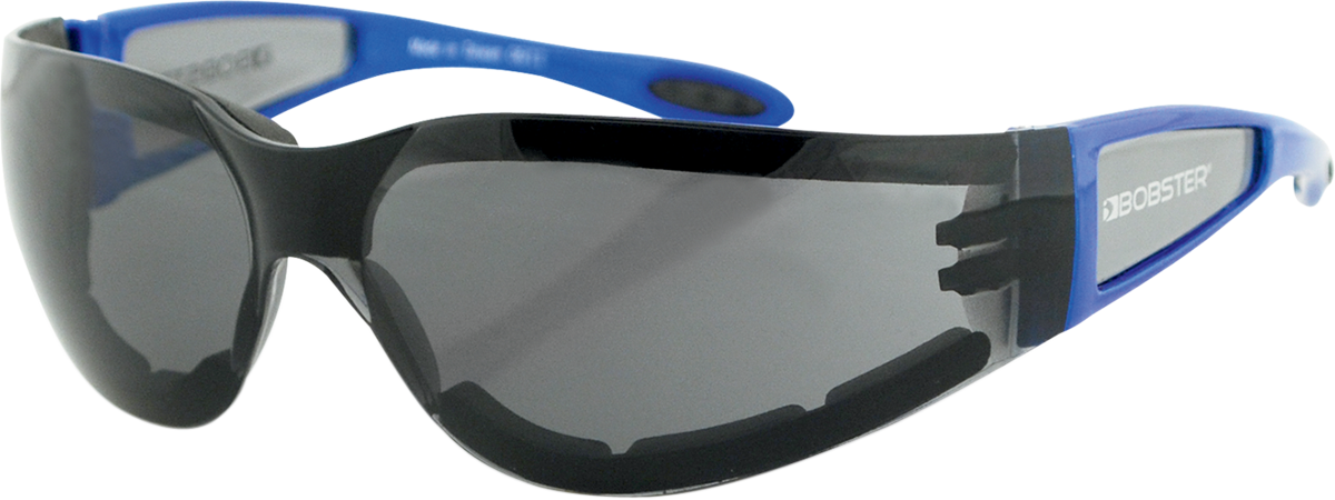 BOBSTER Shield II Sunglasses - Gloss Blue - Smoke ESH211