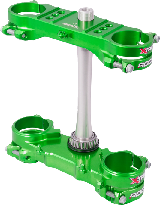 XTRIG Triple Clamp - 23 mm - Kawasaki Green  KX250F / KX450F  2013-2018 501330401101