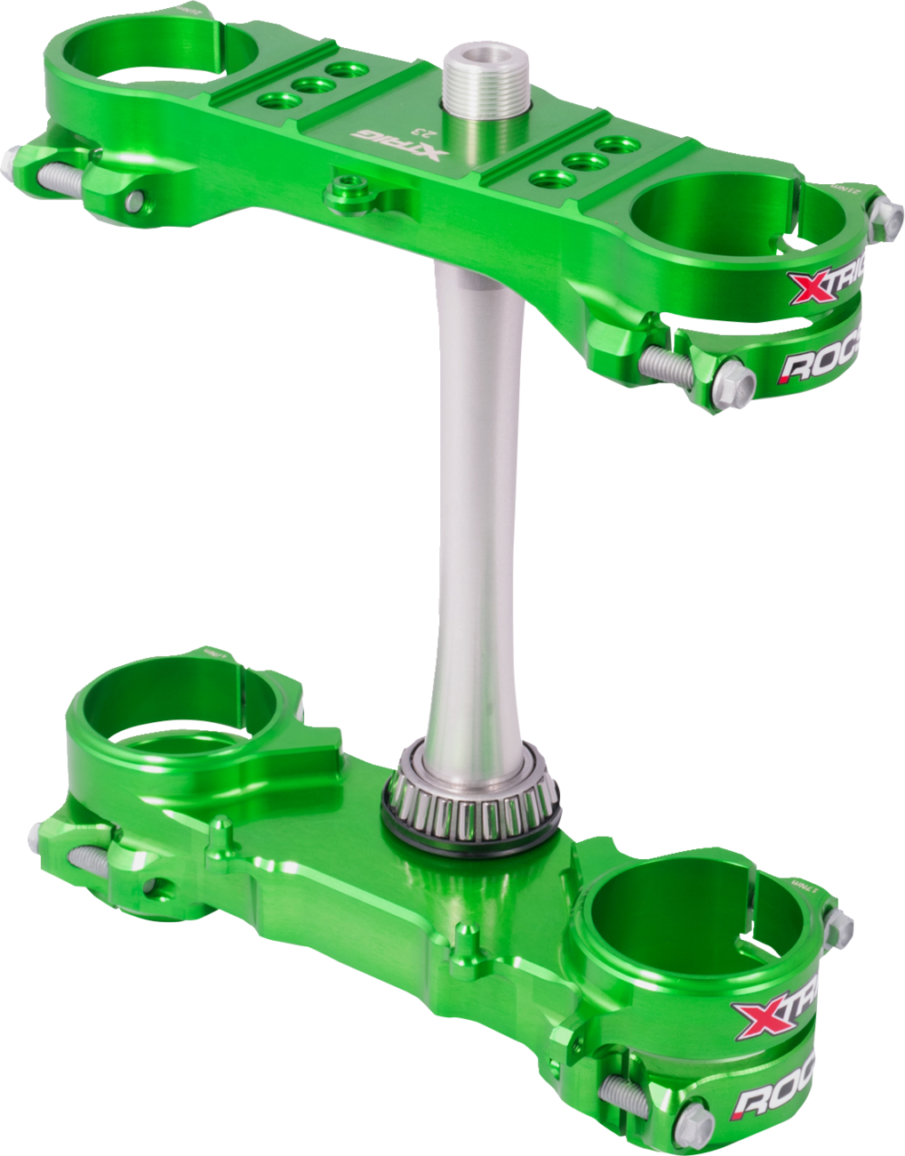 XTRIG Triple Clamp - 23 mm - Kawasaki Green  KX250F / KX450F  2013-2018 501330401101