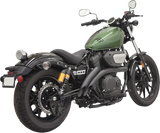 Escape barredor BASSANI XHAUST - Negro - Perno 3B1F2B 