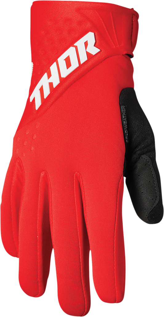 THOR Spectrum Cold Gloves - Red/White - Small 3330-6759