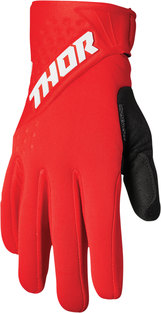 THOR Spectrum Cold Gloves - Red/White - Medium 3330-6760