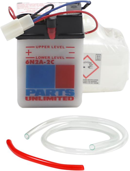 Parts Unlimited Battery 6N2A-2C 2113-0116
