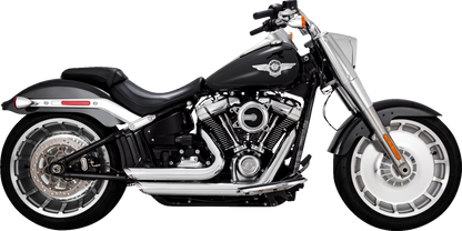 VANCE & HINES Shortshots Staggered Exhaust System - Chrome 17335