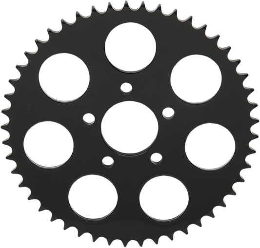 DRAG SPECIALTIES Rear Sprocket - Gloss Black - Flat - 49 Tooth 16422EB