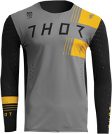 THOR Prime Strike Jersey - Gray/Lemon - 2XL 2910-6939