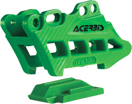 ACERBIS Complete Chain Guide Block - Kawasaki - Green 2410970006