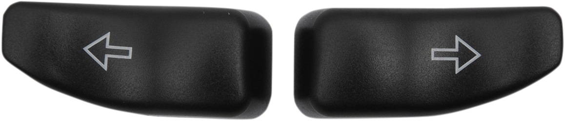 DRAG SPECIALTIES Turn Signal Switch Extension Caps - '14-'20 - Black 77679