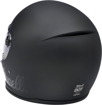 BILTWELL Lane Splitter Helmet - Flat Black Factory - XS 1004-638-101