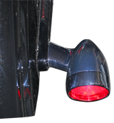 CUSTOM DYNAMICS Bullet Turn Signal - 1157 - Chrome - Red Lens PB-BB-RR-1157CR