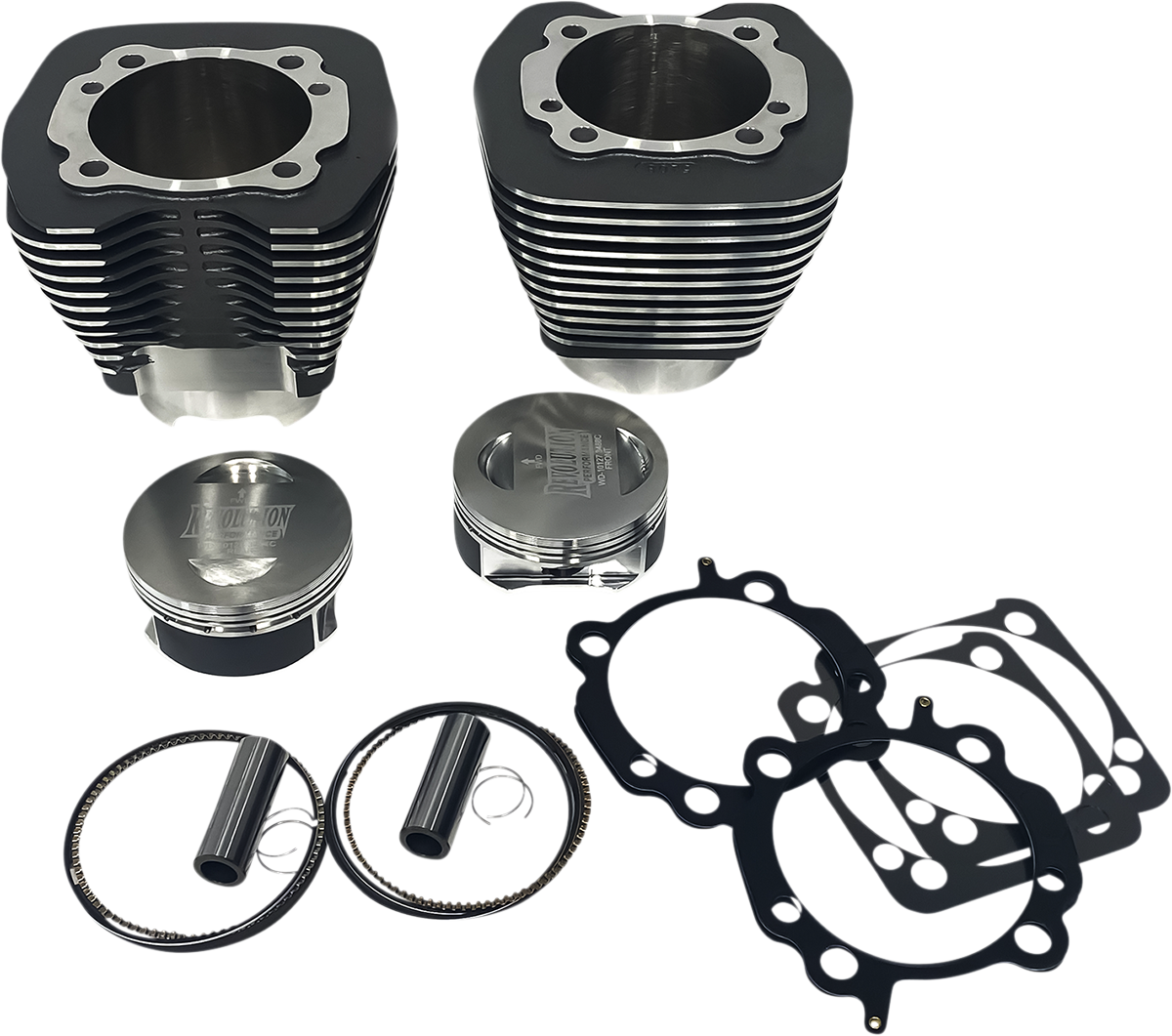 REVOLUTION PERFORMANCE, LLC Cylinder Kit - 124" - Granite - Twin Cam RP201-130W
