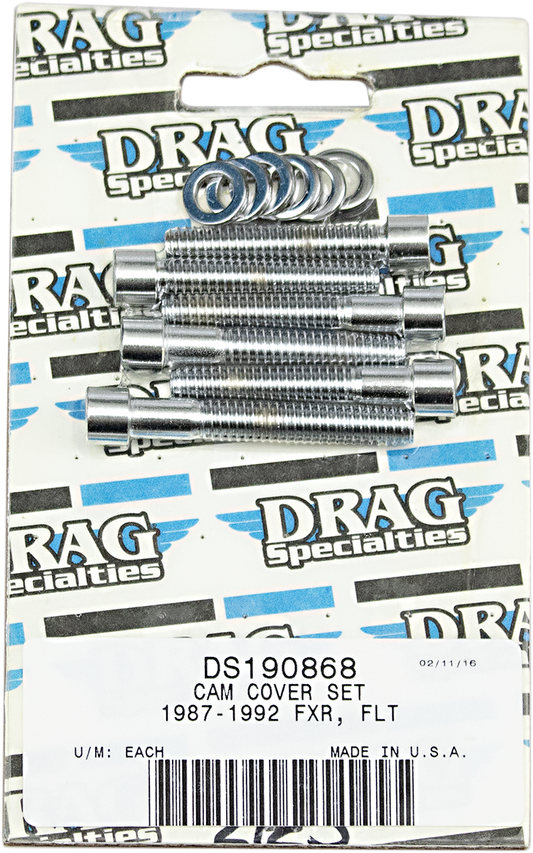 DRAG SPECIALTIES Socket-Head Smooth Camshaft Cover Bolt Kit - Big Twin MK212S