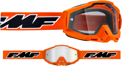 FMF PowerBomb Enduro Goggles - Rocket - Orange - Clear F-50038-00003 2601-2988