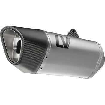 LEOVINCE LV-14 R Slip-On Muffler - Stainless Steel - Honda CB 1000 Hornet 15617U