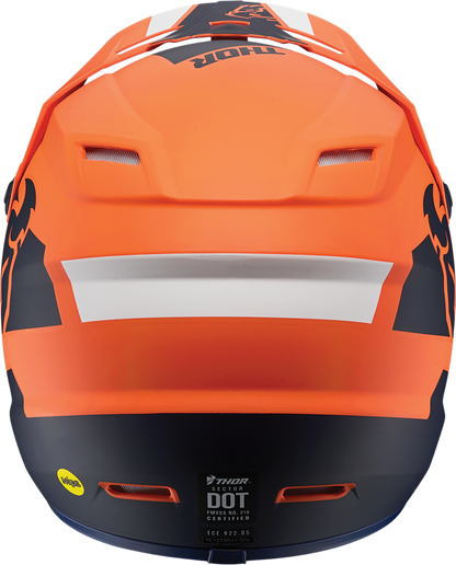 THOR Youth Sector Helmet - Split - MIPS - Orange/Navy - Large 0111-1355