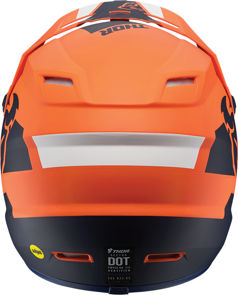 THOR Youth Sector Helmet - Split - MIPS - Orange/Navy - Small 0111-1353