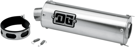 DG PERFORMANCE Universal Slip-On Exhaust - Round 02-9000