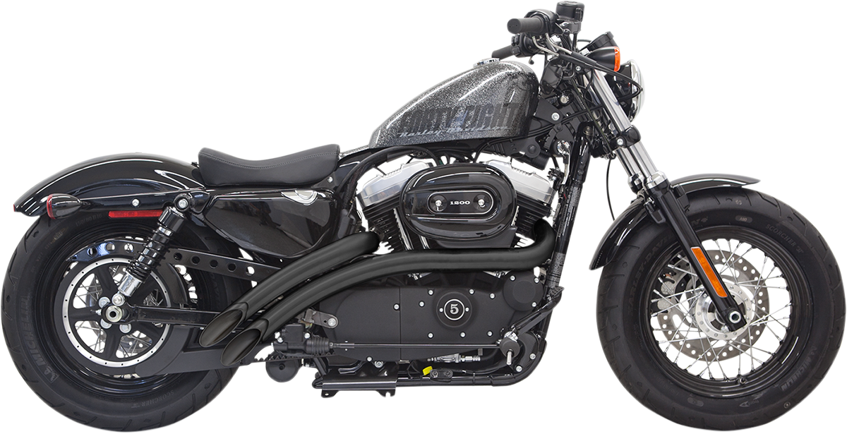 Escape barredor radial BASSANI XHAUST - Negro - '14-'19 XL 1X2FB 