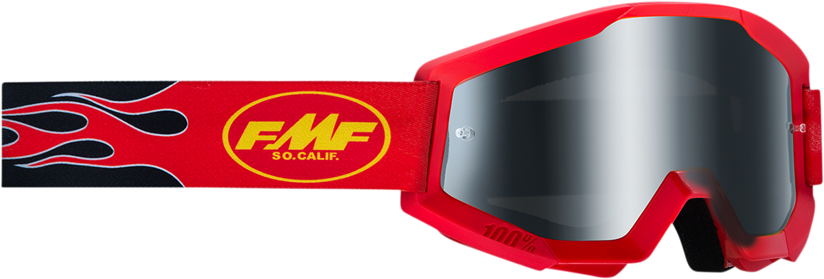 Gafas FMF PowerCore Sand - Llama - Rojo - Ahumado F-50053-00003 2601-3015 