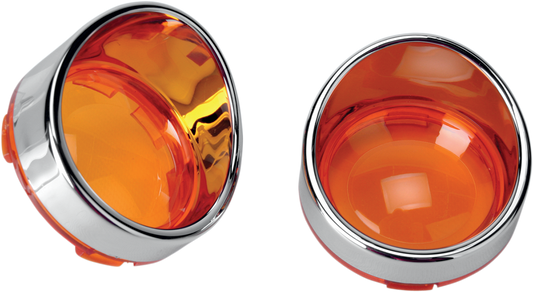 DRAG SPECIALTIES Visor-Style Bezel/Lenses - Amber L22-6828A