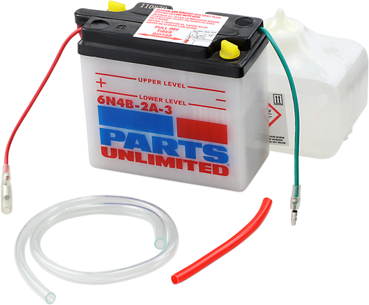 Parts Unlimited Battery - 6n4b-2a-3 6n4b-2a-3-Fp