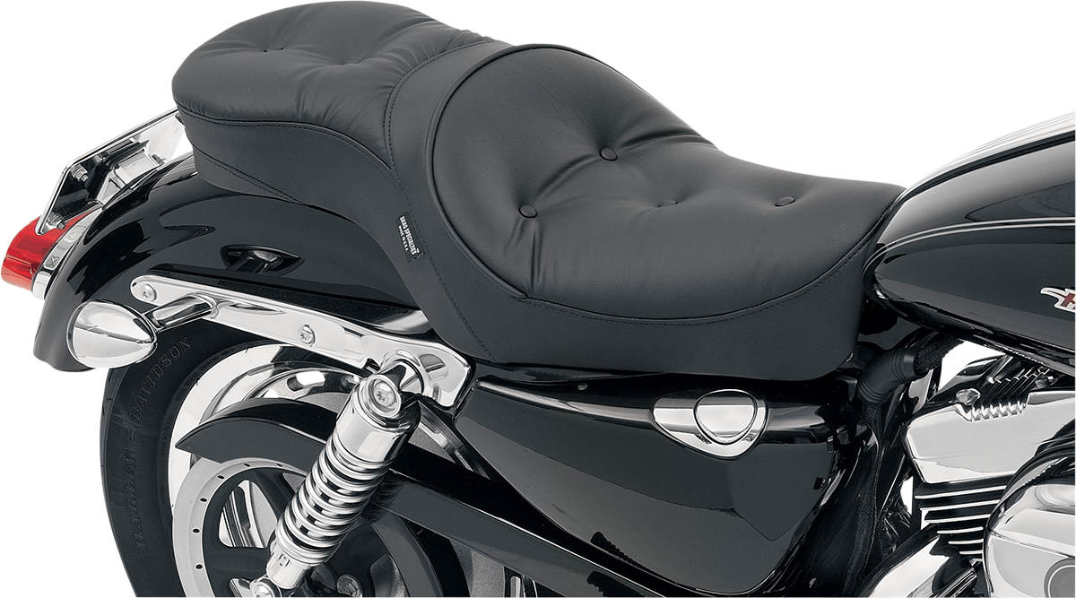 DRAG SPECIALTIES Asiento de perfil bajo - Almohada - XL '04-'22 SIN PARACHOQUES DE GOMA 0804-0261