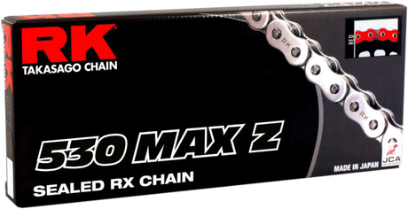 RK 530 Max Z - Chain - 120 Links - Red 530MAXZ-120-RR