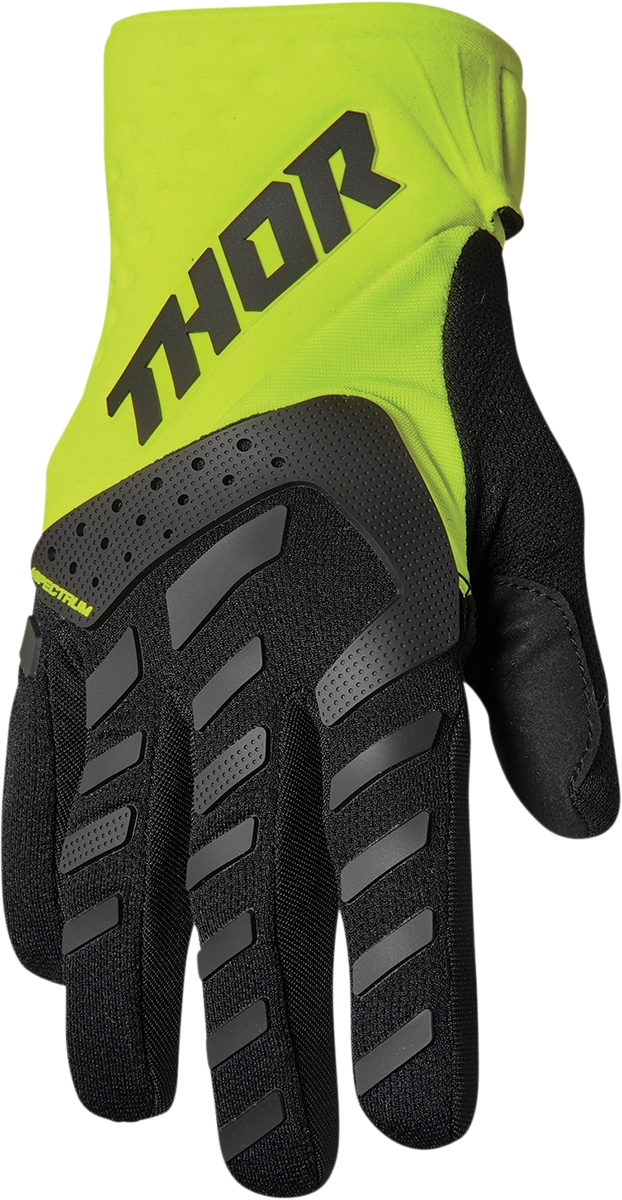 THOR Youth Spectrum Gloves - Black/Fluo Acid - XS 3332-1618