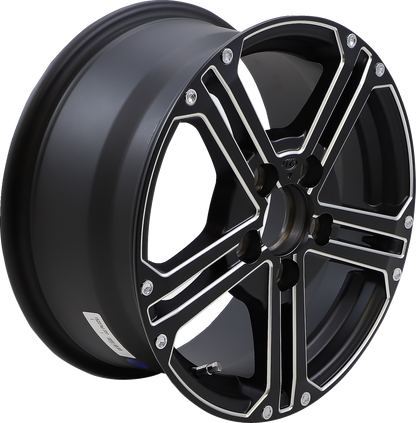ITP Wheel - SS212 Alloy - Front/Rear - Milled Black - 15x7 - 5/4.5 - 6+1 (+61.8mm) 1522761727B
