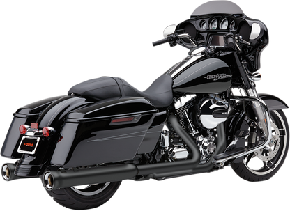 COBRA Neighbor Hater Mufflers for '95-'16 Bagger - Black 6107RB