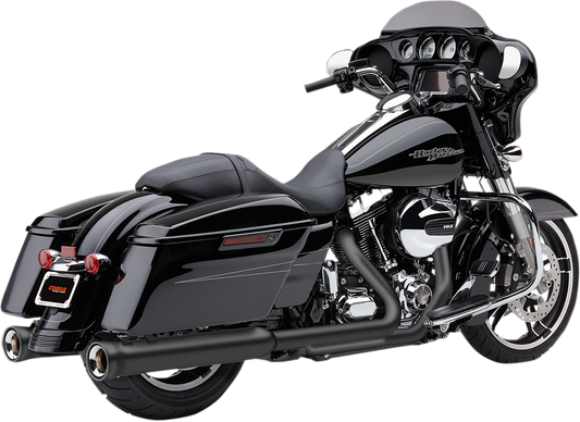 COBRA Neighbor Hater Mufflers for '95-'16 Bagger - Black 6107RB