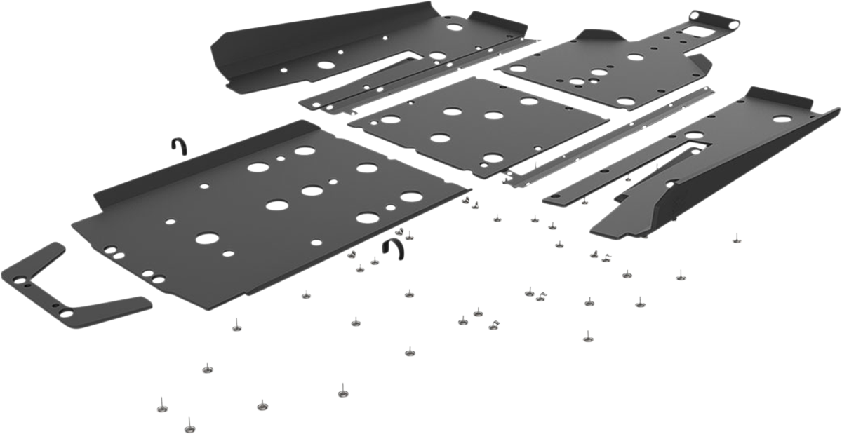 SEIZMIK Skid Plate - 2 Seat - Pro XP 76-10167KIT