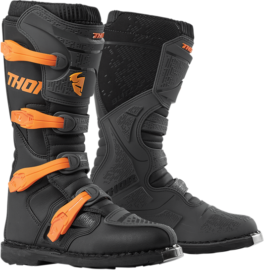 THOR Blitz XP Boots - Charcoal/Orange - Size 9 3410-2202