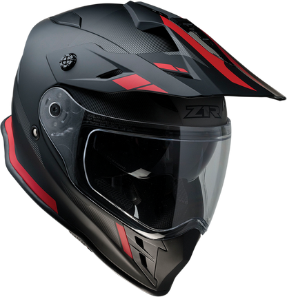 Z1R Range Helmet - Uptake - Black/Red - XS 0140-0013