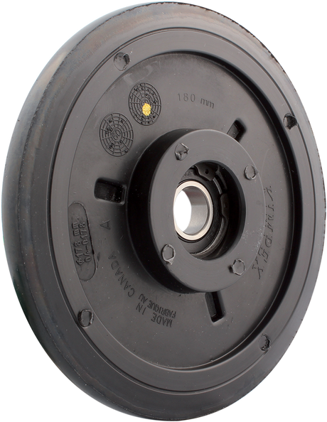 KIMPEX Idler Wheel with Bearing 6004-2RS - Black - Group 13 - 178 mm OD x 20 mm ID 298953