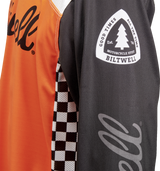 BILTWELL Good Times Jersey - Orange/Black - Medium 8120-087-003