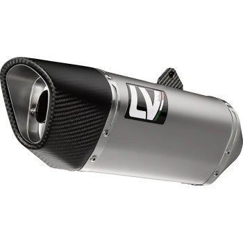 LEOVINCE LV-14 R Slip-On Muffler - Stainless Steel - Honda CB 750 Hornet 15600U