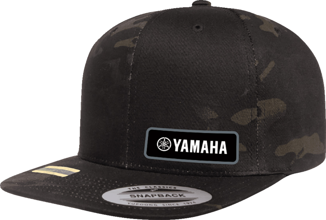 FACTORY EFFEX Yamaha Snapback Hat - Camo Black 27-86204