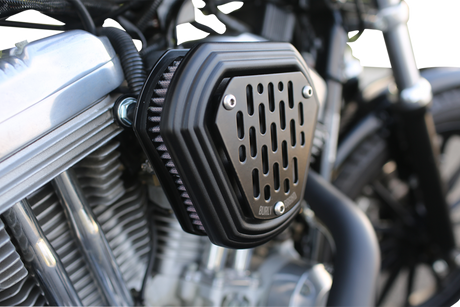 BURLY BRAND Burley Air Cleaner - Chrome - XL B09-0012C