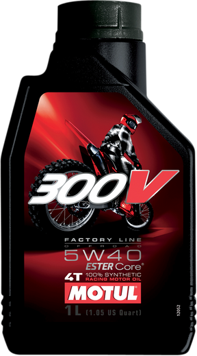 MOTUL 300V Synthetic Ester Oil - 5W-40 - 1L 104112