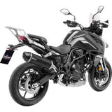 LEOVINCE LV One EVO Slip-On Muffler - Black - Stainless Steel  Benelli  TRK 702X 2024 14446EBU