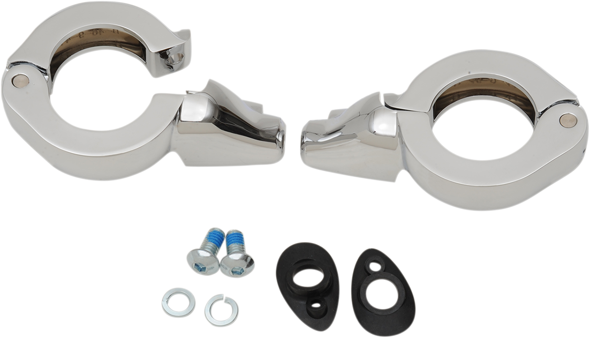 DRAG SPECIALTIES Soporte de señal de giro - 41 mm - Cromo 77854C