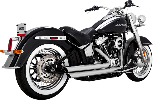 VANCE & HINES Big Shots Staggered Exhaust System - Chrome 17341