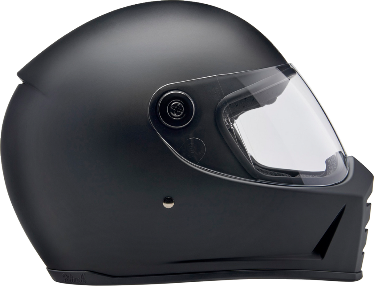 BILTWELL Lane Splitter Helmet - Flat Black - Small 1004-201-502