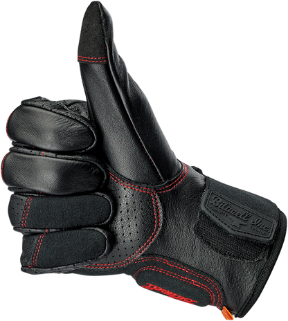 BILTWELL Borrego Gloves - Redline - Large 1506-0108-304