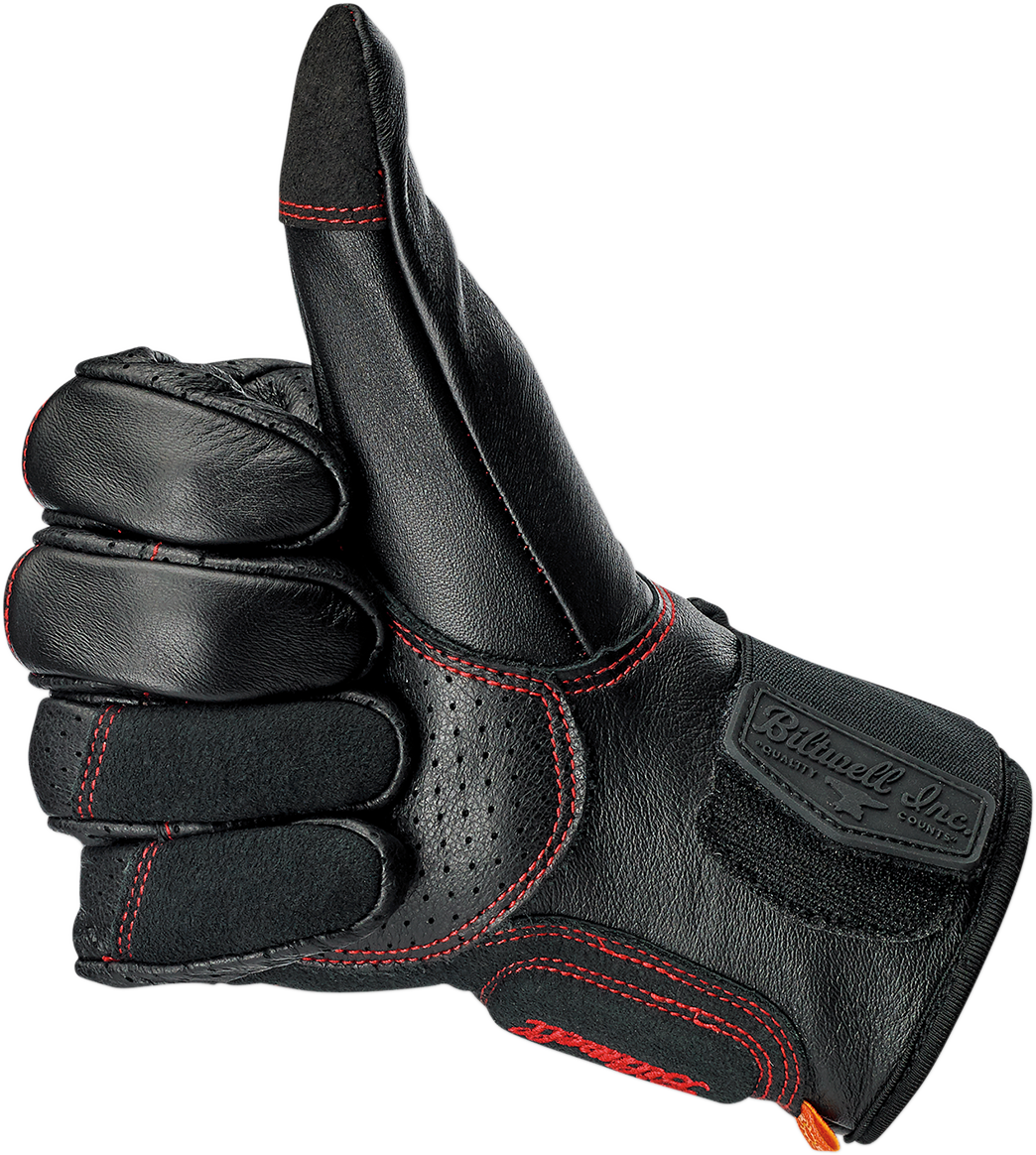 BILTWELL Borrego Gloves - Redline - XS 1506-0108-301