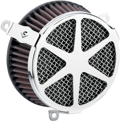 COBRA Air Filter - Spoke - XL - Chrome 606-0103-04-SB