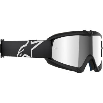 ALPINESTARS GOGGLES Youth Vision Goggle - Corp - Black - Silver Mirror 5140225-1456